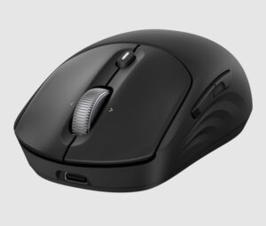 HP 705 Raton Inalambrico Recargable Ultra‑Rapido - Sensor Multi‑Superficie 6000 DPI - 7 Botones Programables - 2.4GHz  y Bluetooth - Color Negro
