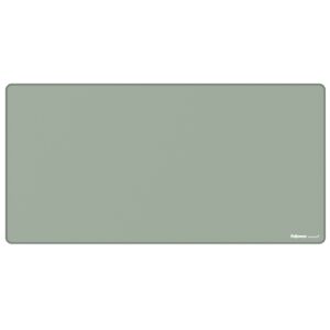 Fellowes Breyta Alfombrilla de Escritorio - Antideslizante - Proteccion Antimicrobiana - Antirreflectante - Fabricado con Material Reciclado - 40x80x0.25cm - Color Verde Salvia