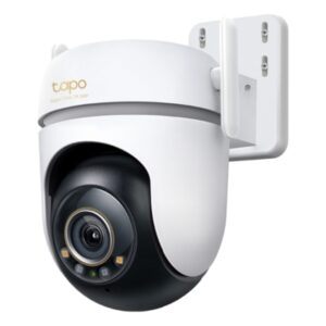 TP-Link Tapo TC43 Camara de Seguridad Exterior - Deteccion con IA - WiFi - RJ45 - Resolucion 5Mpx - Vision Nocturna - Audio Bidireccional - Cancelacion de Ruido - Color Blanco y Negro