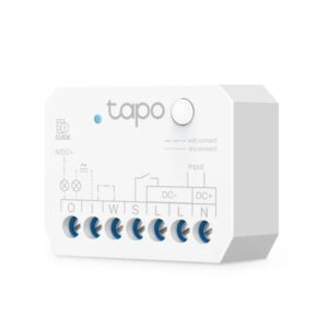 TP-Link Tapo S110E Interruptor Conmutador Inteligente - Bluetooth - WiFi - Compatible con Asistentes Virtuales - Programable - Monitorizacion del Consumo - Color Blanco