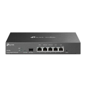 TP-Link Omada ER7206 Router - VPN - 4x1Gbps WAN/LAN - 1Gbps WAN - 1Gbps SFP - USB 3.0 - Balanceo de Carga - Gestion Centralizada en la Nube - Color Negro