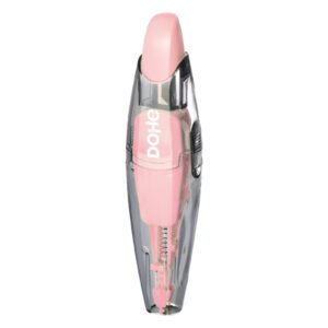 Dohe Serenity Cinta Correctora - 5mm x 6m - Pulsador Retractil - Recargable - Cuerpo Ergonomico - Color Rosa