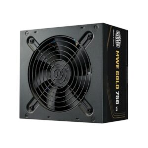 Cooler Master MWE V3 Fuente de Alimentacion 80+ Gold 750W - ATX 3.1 - 12V-2X6 - PFC Activo - No Modular