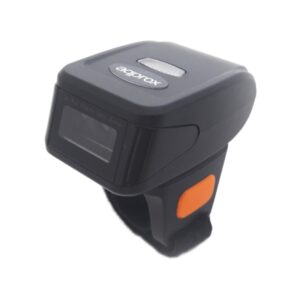 Approx Anillo Lector de Codigos de Barras 1D Inalambrico - Indicador LED, Timbre y Vibracion - Modo Inventario - Velocidad 100 veces por Segundo - Color Negro