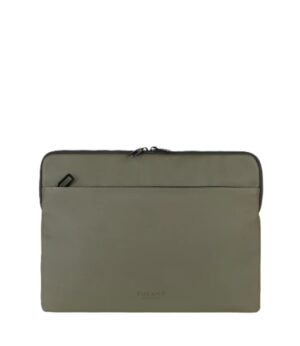 Tucano Gommo Sleeve Funda Portatil 15,6" - Material Engomado Impermeable - Bolsillo para Accesorios - Color Verde