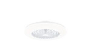 Philips Amigo Flat Fan Ceiling IR RD Ventilador de Techo con Luz LED Hasta 6500K - Aspas Integradas - 25W Ventilador + 60W Luz  - Sparkle - Mando a Distancia - Color Blanco