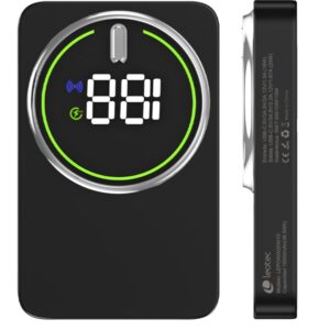 Leotec Powerbank Inalambrico 10.000 mAh -  PD 20W - Qi 15W - Color Negro