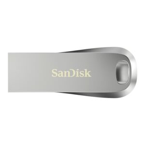Sandisk Ultra Lux Memoria USB 3.1 128GB - Sin Tapa - Color Acero (Pendrive)