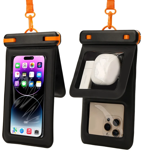 FUNDA negra para móvil IMPERMEABLE Y SUMERGIBLE Dexler - Imagen 2
