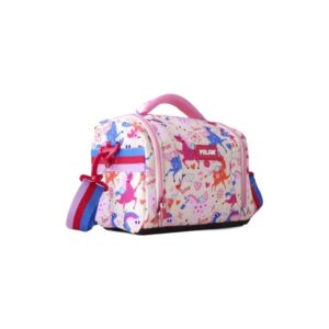 Milan Flowicorn Bolsa Isotermica Porta Alimentos de 5L - Gran Capacidad - Apertura Total - Bolsillo Interior de Malla - Correa Regulable - Medidas 24.5x20x16cm
