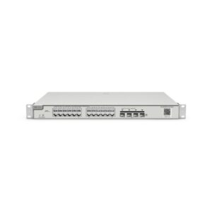 Ruijie RG-NBS3200-24GT4XS Switch Gestionado en Capa 2 - Montaje en Rack 1U - 24 Puertos Ethernet hasta 1Gbps - 4x SFP+ hasta 10Gbps - Color Acero