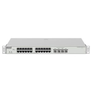 Ruijie RG-NBS3200-24GT4XS-P-V2 Switch Gestionado en Capa 2 - Montaje en Rack 1U - 24 Puertos Ethernet hasta 1Gbps - 4x SFP+ hasta 10Gbps - PoE/PoE+ hasta 370W - Color Acero