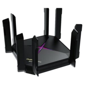 Ruijie RG-EW6000GX Router - 5 Puertos - Velocidad Inalambrica hasta 6Gbps - WiFi 6 AX6000 - Soporte Mesh - Color Negro