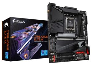 Gigabyte Z790 AORUS ELITE AX Placa Base Intel 1700 4x DDR5 - M2, SATA - HDMI, DP - WIFI6E - ATX