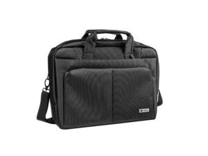 Natec Gazelle Maletin para Portatiles de 14" - Multiples Bolsillos - Resistente a Salpicaduras - Gran Capacidad - Color Negro