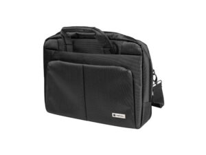 Natec Gazelle Maletin para Portatiles de 15,6" - Multiples Bolsillos - Resistente a Salpicaduras - Gran Capacidad - Color Negro