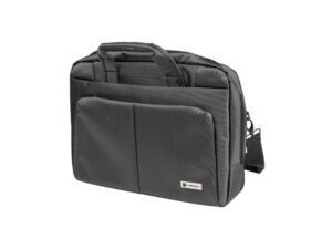 Natec Gazelle Maletin para Portatiles de 15,6" - Multiples Bolsillos - Resistente a Salpicaduras - Gran Capacidad - Color Gris
