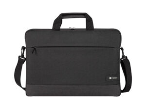 Natec Goa Maletin para Portatiles de 15.6" - Ligero y Acolchado - Bolsillo Frontal - Color Negro