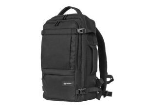 Natec Camel Lite Mochila de Viaje 2 en 1 para Portatiles de 15.6" - Equipaje de Mano de 19 Litros - Color Negro