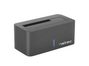 Natec Kangaroo Caja Externa para Discos HDD/SSD - Compatible 2,5" y 3,5" SATA - USB 3.0 - Color Negro