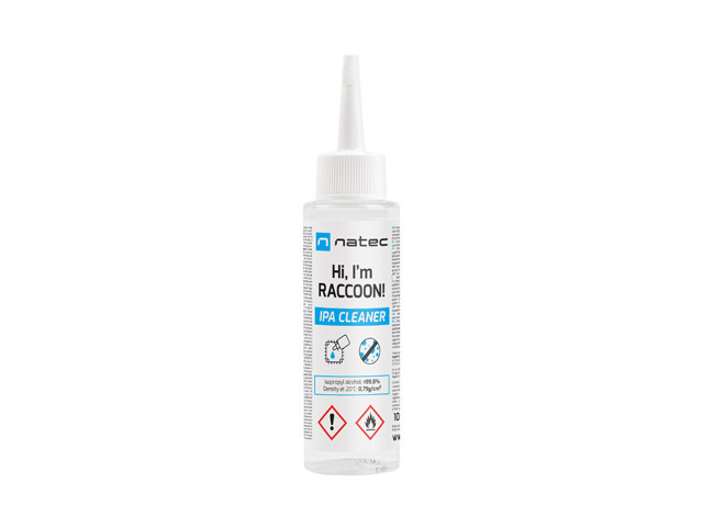 Natec Raccoon Ipa 100 ml Alcohol Isopropilico - Concetracion de Alcohol Superior al 99,8%