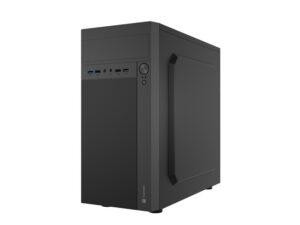 Natec Helix Caja Mini Torre MiniATX - Compatible Micro-ATX y Mini-ITX - 2xUSB 3.0, 2xUSB2.0 y 2xMiniJack - Color Negro