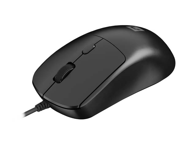 Natec Hawk 2 Raton Laser Ergonomico - 2400 dpi - Cable de 1,8 mtrs - 4 Botones - Color Negro