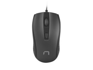 Natec Hoopoe 2 Raton Optico - 1600 dpi - Cable de 1,8 mtrs - 4 Botones - Color Negro