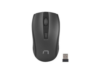 Natec Jay 2 Raton Optico Inalambrico - 1600 dpi - 2,4 Ghz - Adaptador USB - 4 Botones - Color Negro