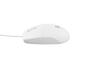 Natec Ruff 2 Raton Optico - 1000 dpi - Cable de 1,5 mtrs - 3 Botones - Color Blanco