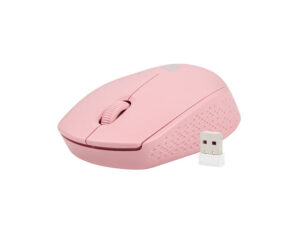 Natec Stork Raton Optico Inalambrico - 1600 dpi - Adaptador USB - 3 Botones - Color Rosa