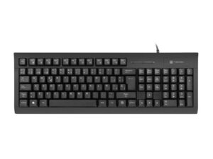 Natec Moray Teclado con Lector Smart ID - 105 Teclas - Cable 1,5 mtrs - Color Negro