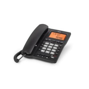 SPC Office ID 2 Telefono Fijo - 4 Memorias Directas - Manos Libres - Modo Mute - Color Negro