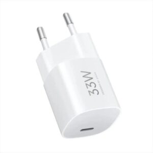 Xiaomi 33W Nano Power Adapter Cargador GAN de Pared para Smartphone - USB-C 33W - Carga Rapida - Color Blanco