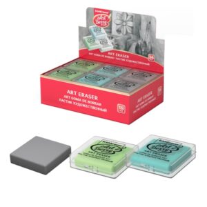 ErichKrause ArtBerry Expositor con 18 Gomas de Borrar - Estructura Maleable - Presentada en Caja de Plastico - Colores Surtidos