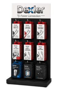 Expositor de sobremesa de Accesorios para telefonía DEXLER
