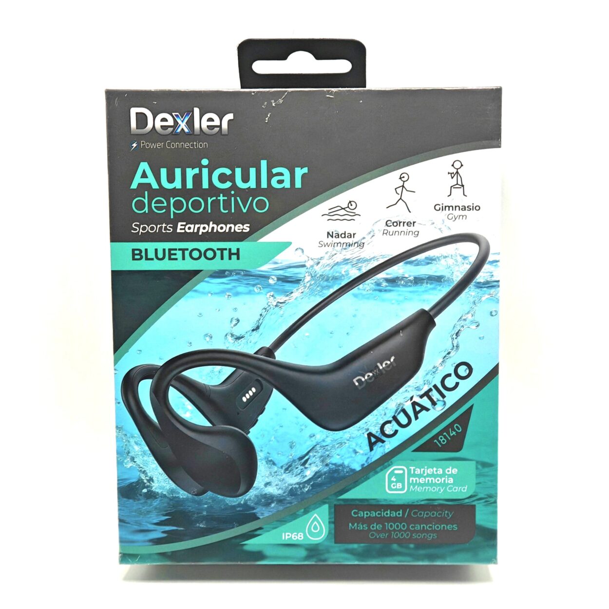 Auriculares Intracraneales Deportivos y Sumergibles Bluetooth Dexler