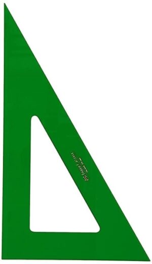 Faber-Castell Cartabon Tecnico 25cm - Sin Graduacion - Color Verde Transparente