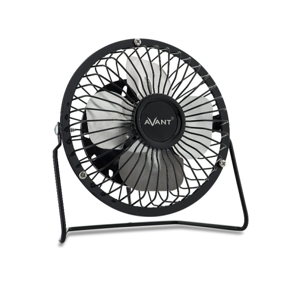 Avant Ventilador de Mesa USB de 10cm - Cable 1m - Color Negro