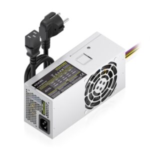 Aisens ASPC-500TFX-PSE Fuente de Alimentacion 500W TFX - Ventilador 80mm - OEM - Cable de Alimentacion Incluido - Color Plata