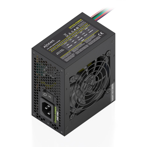 Aisens ASPC-500SFX-SEOBK Fuente de Alimentacion 500W SFX - Ventilador 80mm - OEM - Color Negro