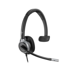 HP Poly Mission 615 Auricular Monoaural con Microfono - Almohadilla Polipiel Acolchada - Controles en Cable