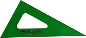 Faber-Castell Cartabon Tecnico 12cm - Sin Graduacion - Color Verde Transparente