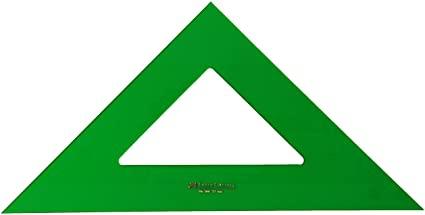 Faber-Castell Escuadra Tecnica 25cm - Sin Graduacion - Color Verde Transparente