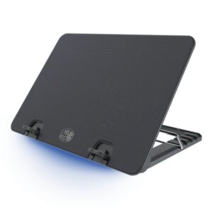 Cooler Master Ergo Stand IV Base de Refrigeracion para Portatil hasta 17" - 1 Ventilador Silencioso - 5 Niveles de Inclinacion - Tira Led Azul