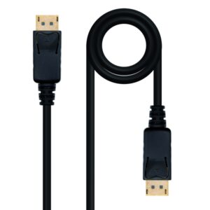 Nanocable Cable Displayport 1.2 DP/M-DP/M - Longitud 10m - Soporta Resoluciones de Video de hasta 4K - Color Negro