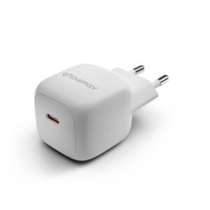 Energy Sistem GaN Charger Cargador GaN 45W - 1x USB-C PD - Carga Inteligente y Rapida - Control de Temperatura y Sobretension - Diseño Compacto - Color Blanco