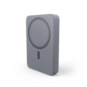 Energy Sistem Magnetic Powerbank Inalambrico Magnetico 10000 mAh - 15W Carga Inalambrica, 20W por Cable - Carga Inteligente y Rapida - Carga Simultanea - Sensor NTC - USB-C - Color Gris