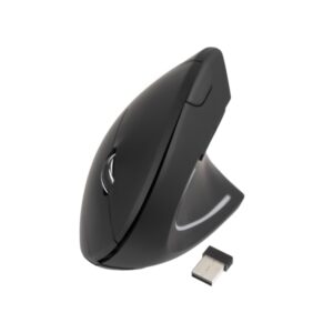 Tooq TQMWG-1104-B Raton Inalambrico Ergonomico - 3200dpi - 6 Botones - Color Negro