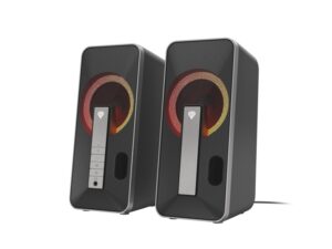Genesis Hellium 100BT Altavoces 2.0 10W - USB - Bluetooth / Minijack - RGB - Color Negro
